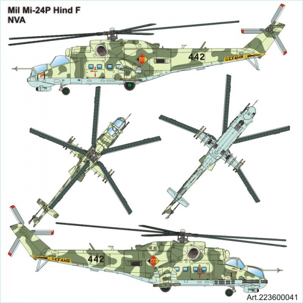 MIL MI-24P Hind attack helicopter of East German Army (NVA)<br /><a href='images/pictures/ETH_Arsenal/223600041.jpg' target='_blank'>Full size image</a>